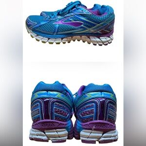 Brooks Adrenaline GTS 15 Women's Size 8 B (Medium) Running Shoes Blue Purple